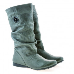 Női csizma 257 szürke crep
