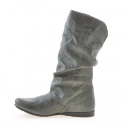 Női csizma 257 szürke crep
