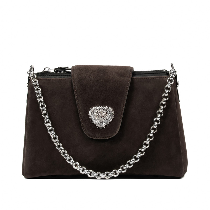 Női válltáska 051g 01 camoscio taupe dust