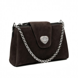 Női válltáska 051g 01 camoscio taupe dust