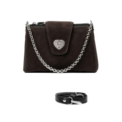 Női válltáska 051g 01 camoscio taupe dust