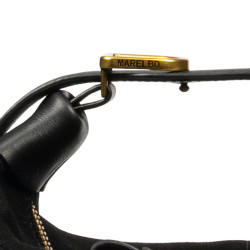 Női kézitáska 037-1g fekete velúr