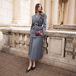 Kézitáska női válpánttal 048g bordó lifestyle