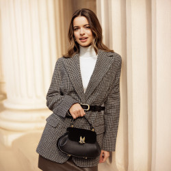 Női kézitáska 042g fekete bufo+fekete biz lifestyle