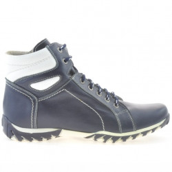Ghete barbati 460 indigo+alb