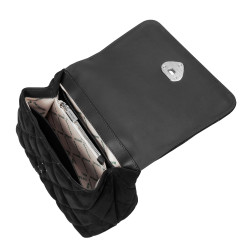 Női válltáska 049g 01 fekete velúr