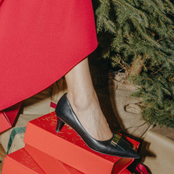 Elegáns női cipő 1358 fekete lifestyle