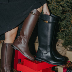 Női csizma 3420 csokoládé lifestyle