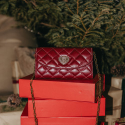 Kézitáska női válpánttal 048g bordó lifestyle