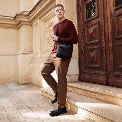 Férficipő 4151 fekete lifestyle