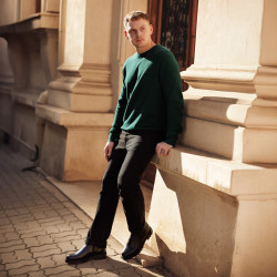 Férfi bakancs 4150 fekete lifestyle