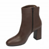 Női magassarkú bokacsizma 1407 kávé