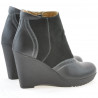 Ghete dama 3268 negru combinat