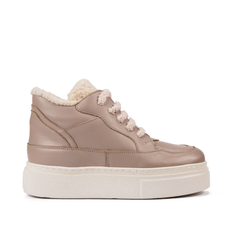 Női csizma 3403 kapucsínó