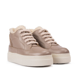 Női csizma 3403 kapucsínó