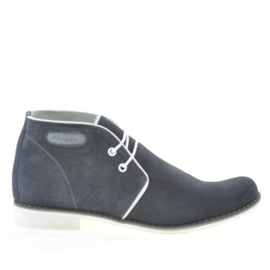 Ghete adolescenti 464 indigo velur+alb Ghete adolescenti 464 indigo velur+alb