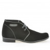 Ghete adolescenti 464 negru velur+gri