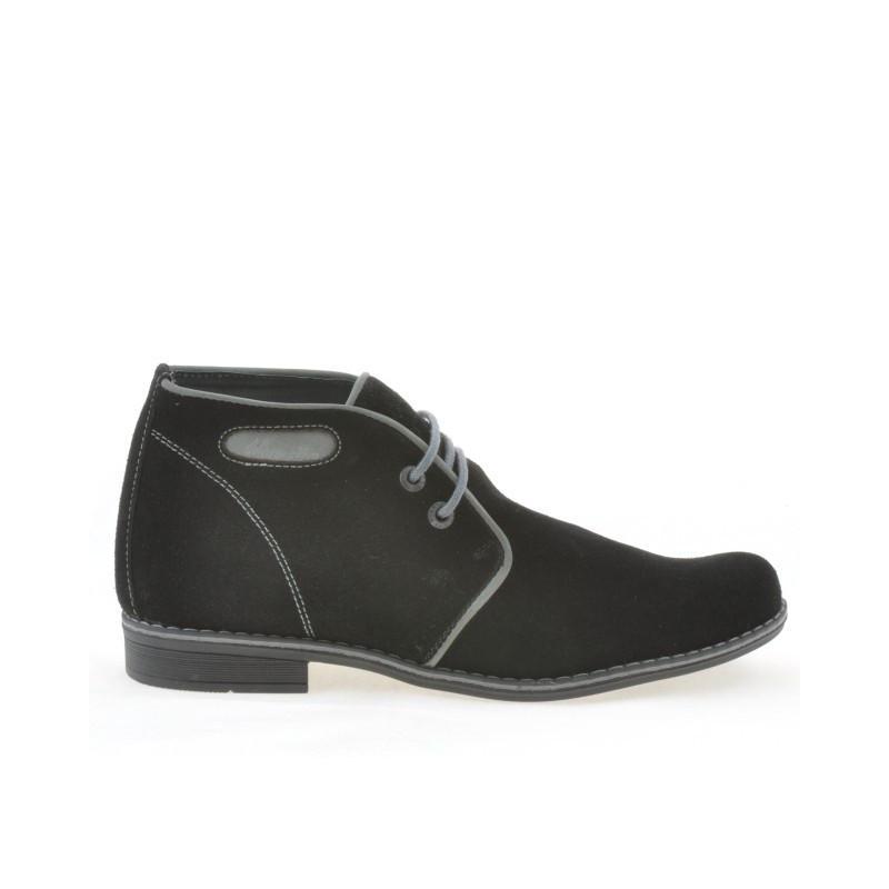 Ghete adolescenti 464 negru velur+gri
