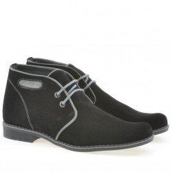 Ghete adolescenti 464 negru velur+gri