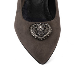 Női balerinák 1362 homok velúr