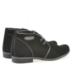 Ghete adolescenti 464 negru velur+gri