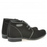 Ghete adolescenti 464 negru velur+gri