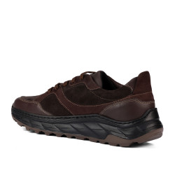 Férfi casual/sport cipő 996 kávé velúr kombinált