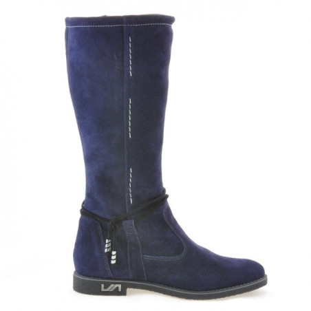 Cizme dama 3276 indigo velur