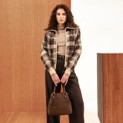 44-1mc női öv kávé velúr lifestyle