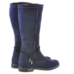 Cizme dama 3276 indigo velur