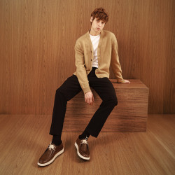 Férfi casual cipő 992 khaki kombinált lifestyle