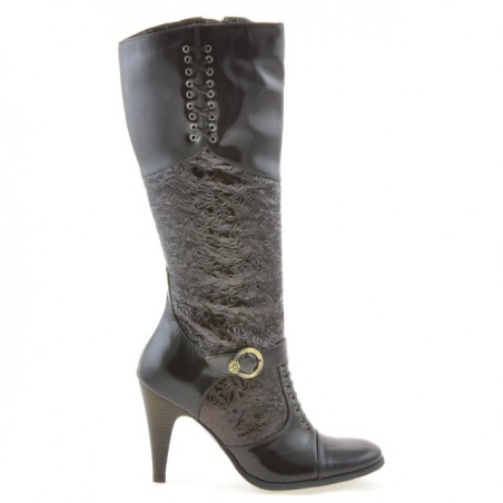 Cizme dama 1109 crep lac cafe 