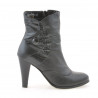 Ghete dama 1112 negru combinat