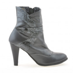 Ghete dama 1112 gri combinat