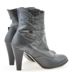 Ghete dama 1112 gri combinat