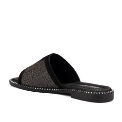 Női szandál 5128 fekete kombinált