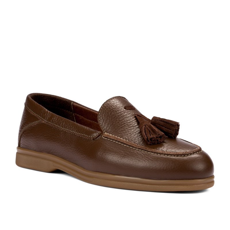 Női mokaszin 6096 gesztenyebarna biz