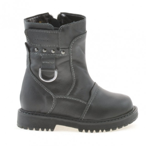 Ghete copii mici 26c negru Ghete copii mici 26c negru