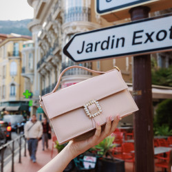 Női kézitáska 039g 01 púder rózsaszín lifestyle