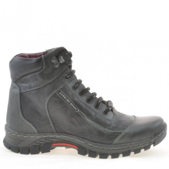 Ghete adolescenti 479 negru+gri Ghete adolescenti 479 negru+gri