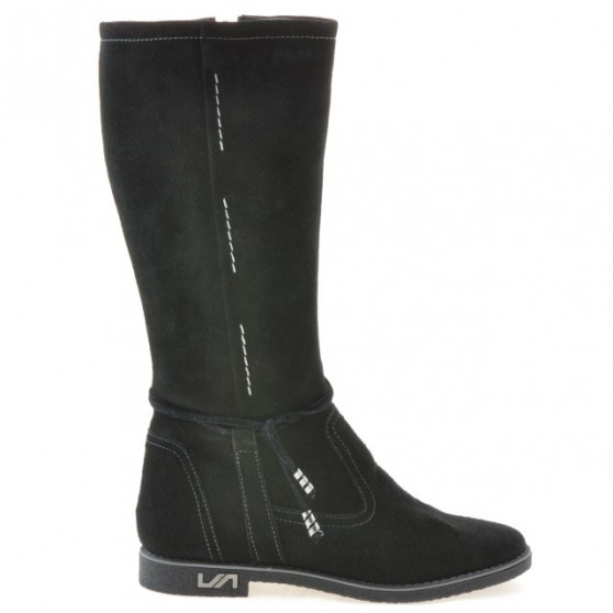 Cizme dama 3276 negru velur
