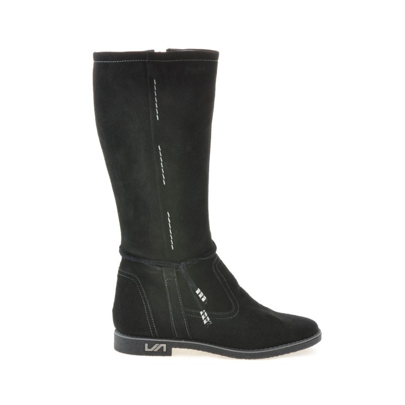 Cizme dama 3276 negru velur