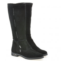 Cizme dama 3276 negru velur