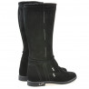 Cizme dama 3276 negru velur