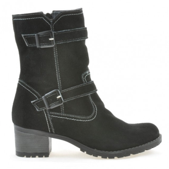 Ghete dama 3278 negru velur Ghete dama 3278 negru velur