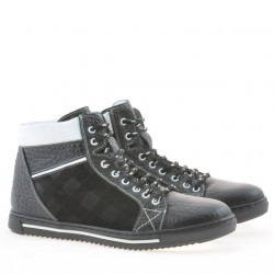 Ghete barbati 467 negru+alb