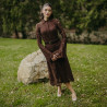 Női balerinák 1369 bézs kombinált lifestyle