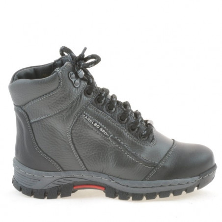 Ghete copii 3219 negru+gri