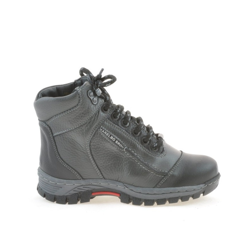 Ghete copii 3219 negru+gri