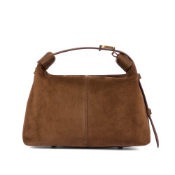 Női kézitáska 037-1g suede barna